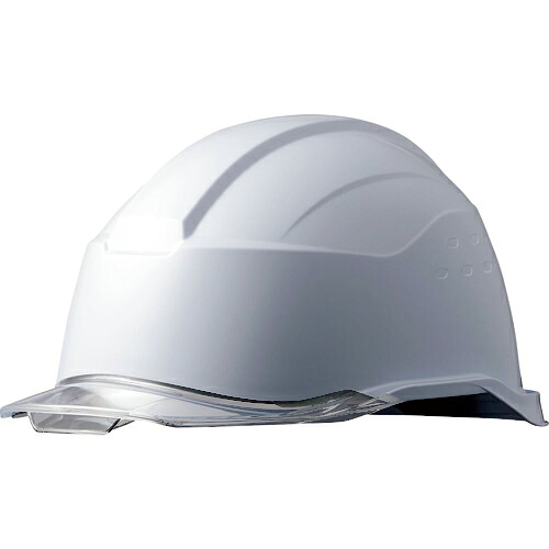 [シールド面付ヘルメット]ミドリ安全（株） ミドリ安全 ヘルメット ＳＣ－２１ＰＣＬＳ ＲＡ３ ＫＰ 侍２ ホワイト／クリア SC-21PCLSRA3-KP-W/CL 1個
