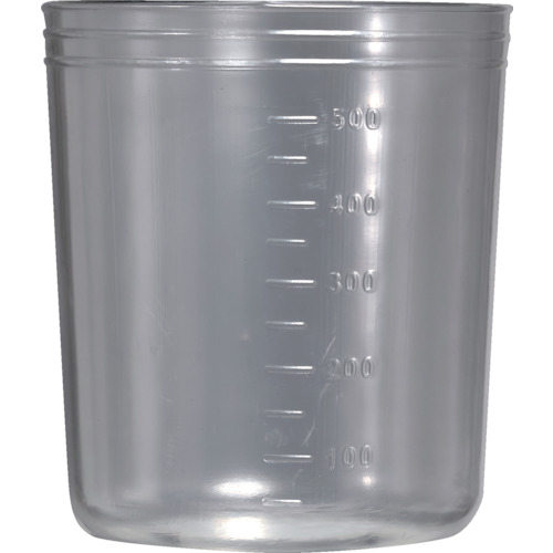 [計量カップ]トラスコ中山（株） ＴＲＵＳＣＯ ディスポカップ ＰＰ製 ５００ｍＬ １箱（５００個） DC-500L 1Ｃｓ｜ものづくりのがんばり屋