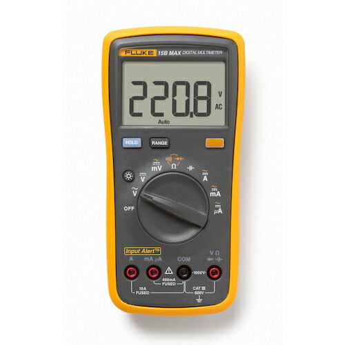 [デジタルテスタ]（株）フルーク・ジャパン ＦＬＵＫＥ デジタルマルチメーター FLUKE-15B MAX KIT 1個 花・ガーデン・DIY-計測工具-DIY・工具