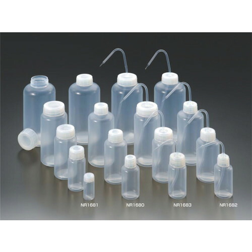 [洗浄瓶]（株）フロンケミカル フロンケミカル フッ素樹脂（ＰＦＡ）細口洗浄瓶 ５００ｍｌ NR1682-003 1個