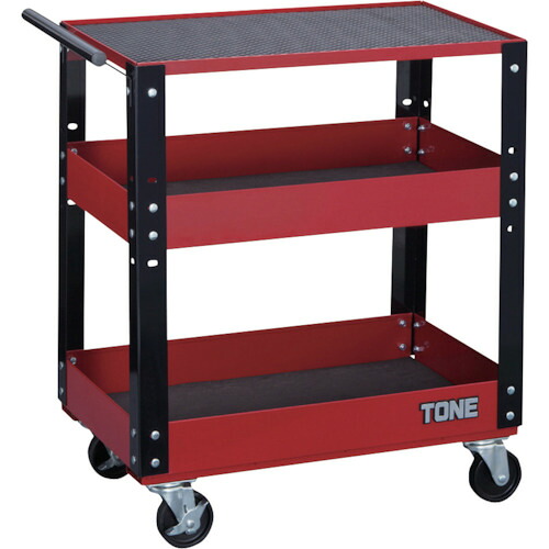 ★[整備用工具セット]ＴＯＮＥ（株） ＴＯＮＥ 整備用工具セット ツールキャビン レッド 幅７１４&times;奥行４４１&times;高さ８６０ｍｍ TC6101R 1台【代引不可商品】｜ものづくりのがんばり屋