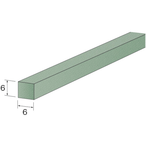 ■[金型用砥石]ミニター（株） Ｍｉｎｉｍｏ グリーンストーン ＧＣ＃２４０ ６×６ｍｍ （１０個入） RD1712 1袋【代引不可商品】【メール便1個まで対象商品】