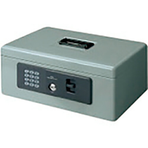 ★[手提げ金庫]プラス（株） ＰＬＵＳ １３１０１）電子ロック手提金庫 Ｍ ＣＢ－０２０ＨＬ グレー CB-020HL 1個【197-2197】【代引不可商品】