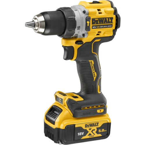 [申し受ける振りまわすせん孔機１番ウッド]スタンレーブラック・アンド・デッカー ＤＥＷＡＬＴ １８Ｖ振りまわすドリルドライバ― DCD805P2T-JP 1台【582-1630】