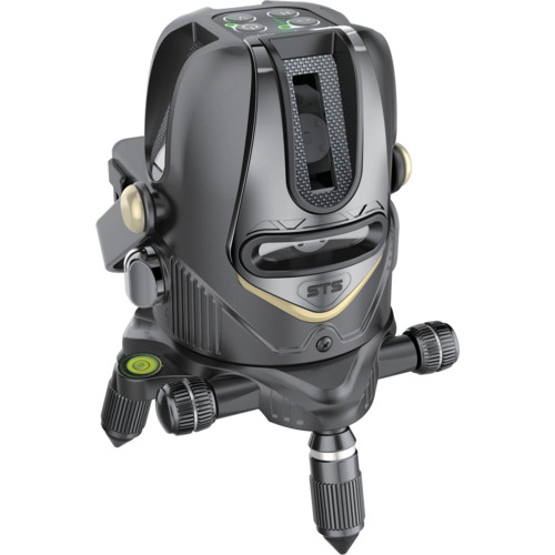 [レーザー墨出器（グリーンレーザー）]ＳＴＳ（株） ＳＴＳ グリーンレーザー墨出器 ＧＲＮ－４１０Ｇ GRN-410G 1台【664-4688】