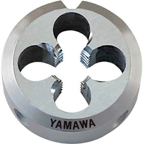 [ダイス]（株）弥満和製作所 ヤマワ ポイントソリッドダイス ＤＰＯ Ｓ５ Ｍ９Ｘ１ ２５径 DPO-S5-M9X1-25 1個【215-8328】