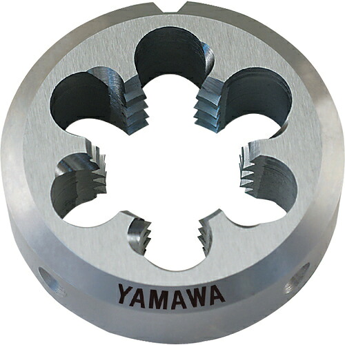 [ダイス型]（株）弥満和製造所 ヤマワ ポイントソリッドダイス ＤＰＯ Ｓ６ Ｍ２４Ｘ１ ５０径 DPO-S6-M24X1-50 1個【215-9983】
