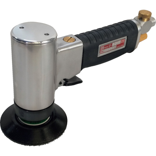 [エアポリッシャー]埼玉精機（株） Ｕ ＴＯＯＬＳ アングルミニポリッシャーΦ７２粍 U-83HP 1台【278-1454】