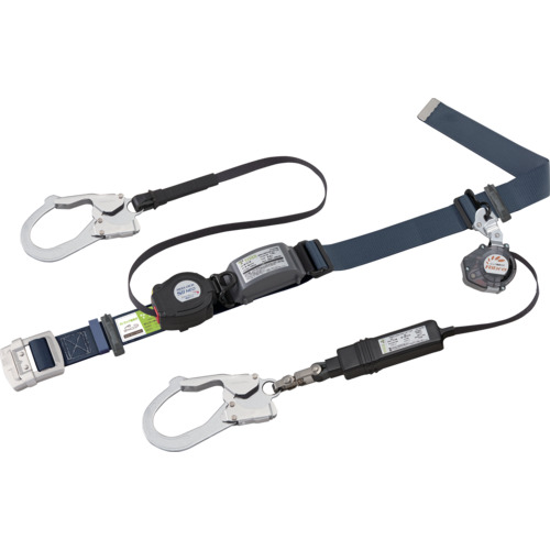 [胴三尺帯型墜ちる取り締まり用物の具（巻取手合い）]サンコー（株） 五分五分タン 胴三尺帯型鍵を掛ける付き添い人巻取式 ダブル ＲＥＥＬＯＣＫ Ｓ２ＮＥＯ ＋ Ｒｉｂｒａ点火装置 米国海軍 SLN505-LW-NB 1本【442-3947】