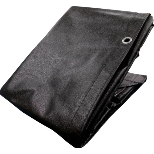 [トラックシート]（株）ユタカメイク ユタカメイク トラックシート 黒帆布 ブラック １号 １７４×２１０ｃｍ H-BK1 1枚【569-1278】
