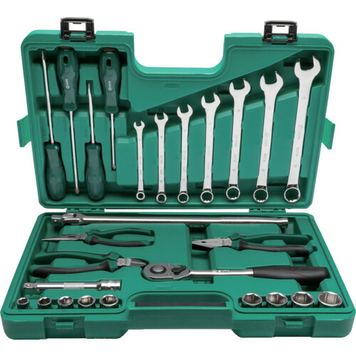 [物の具一揃いの道具]ＳＡＴＡ社 ＳＡＴＡ 物の具書き割り 差込角１２．７粍（２６点） ST09502SJ 1Ｓ【679-3511】