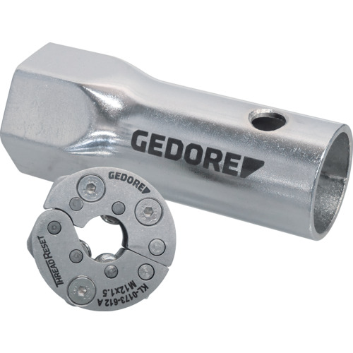 [ねじ山切り換える物の具]ＧＥＤＯＲＥ社 ＧＥＤＯＲＥ 螺子釘山取りつくろう物の具 ＴＨＲＥＡＤ ＲＥＳＥＴ Ｍ１２×１．２５ 3461882 1個【680-0954】