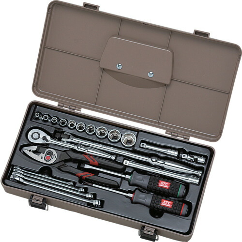 [持続用物の具書き割り]京都機械工具（株） ＫＴＣ 物の具書き割り（片くい違いプラハードケース）［２２点］ SK3220P 1Ｓ【682-5712】