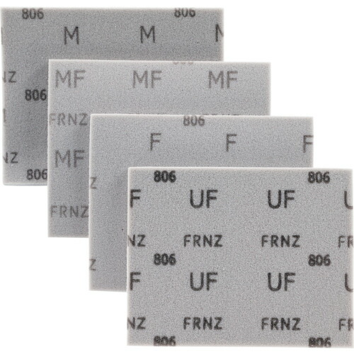 [ナイロン研磨シート]三共理化学（株） 三共 【期間限定キャンペーン】ＦＲＮＺスポンジ研磨材ＺＷＳＳ－Ａ Ｆ ４＋１箱（合計５０枚） ZWSS-A-F-CP 1Ｓ【686-6451】