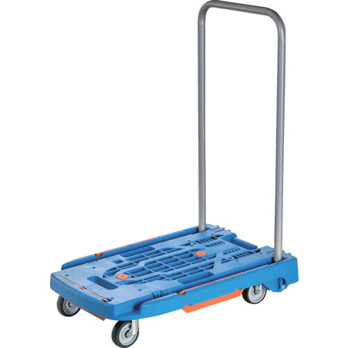 ★[樹脂製運搬車]トラスコ中山（株） ＴＲＵＳＣＯ こまわり君（新型） ６００Ｘ３９０ ブルー MPK-6039-B 1台【693-1668】【代引不可商品】