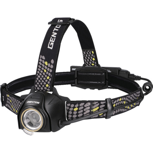[ＬＥＤヘッドライト（充電式）]ジェントス（株） ＧＥＮＴＯＳ 【次回４月上旬入荷予定】 ヘッドライト ヘッドベイダー ＨＶ－１０００Ｒ HV-1000R 1個【696-3609】