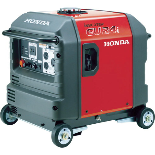 ★[防音型インバーター発電機]本田技研工業（株） ＨＯＮＤＡ 正弦波インバーター搭載発電機 ２．４ｋＶＡ（交流／直流）車輪付 EU24IK1JN1 1台【696-9515】【代引不可商品】 122,403円