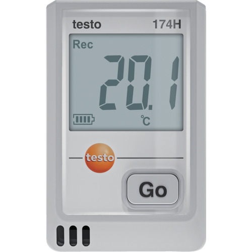 [温湿度書きとどめる計（ロガー）]（株）テストー ＴＥＳＴＯ 温湿度資料ロガー（ＵＳＢ） ｔｅｓｔｏ １７４Ｈ（白） 0572 1741 01 1台【697-9156】