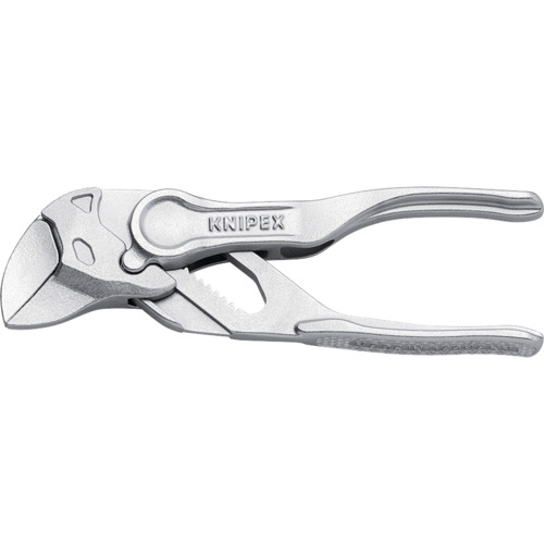 ■[ウォーターポンププライヤー]ＫＮＩＰＥＸ社 ＫＮＩＰＥＸ 【ブリスターパック仕様】プライヤーレンチ エンボス加工グリップ １００ｍｍ 8604100BK 1丁【700-2112】【代引不可商品】【メール便1個まで対象商品】