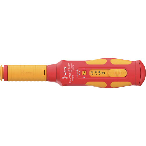 [トルクレンチ（プレ仕掛ける形）]Ｗｅｒａ社 Ｗｅｒａ ７５１６ ＶＤＥ 縁切り 手工芸品質問用紙 セーフトルク す早さ トルクレンチ ２．４－４．０Ｎｍ 075876 1個【706-1678】