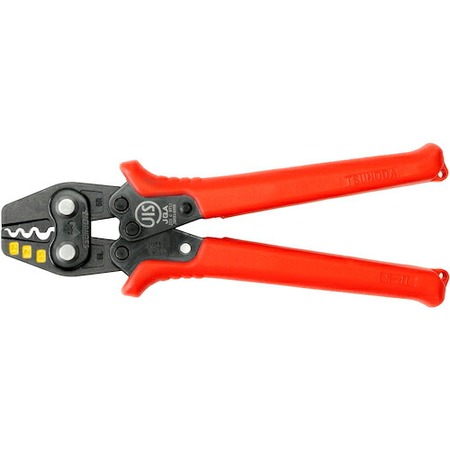 ■[手動圧着工具]（株）ツノダ ＴＴＣ　圧着工具　裸圧着端子・裸圧着スリーブ用ＴＰ－５ TP-5 1丁【119-7669】【代引不可商品】【メール便1個まで対象商品】
