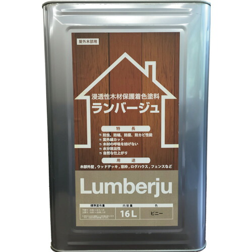 [建築用下地剤]（株）エービーシー商会 ＡＢＣ　建築用下地剤　ランバージュスタンダード　ピニー　１６Ｌ LJS16L-PN 1缶【456-6122】【代引不可商品】【別途運賃必要なためご連絡いたします。】