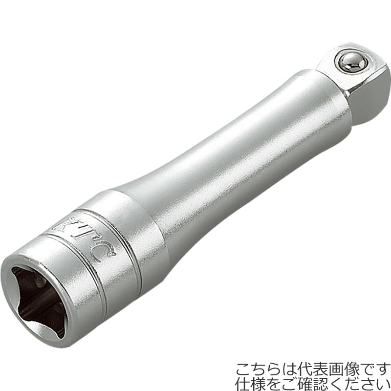[エクステンションバー]京都機械工具（株） ＫＴＣ　９．５ｓｑ．首振りエクステンションバー１０００ｍｍ　BE3-1000JW 1個【307-5974】