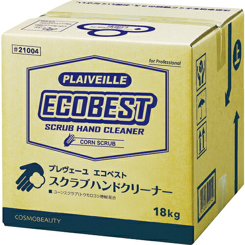 [ハンドソープ]（株）コスモビューティー モクケン ハンドクリーナー プレヴェーユ エコベスト （１個入） １８．０ｋｇ 21004 1個【102-7525】｜ものづくりのがんばり屋