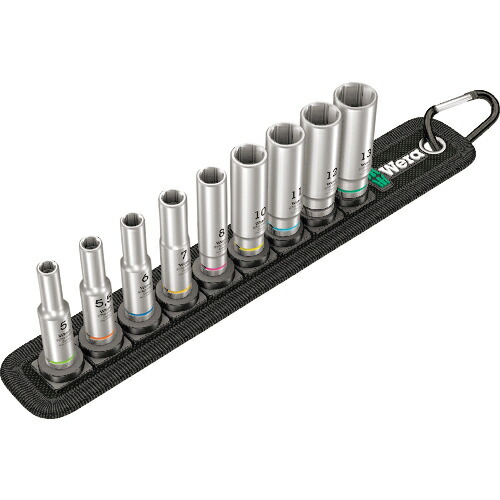 [ソケットセット]【送料無料】Ｗｅｒａ社 Ｗｅｒａ Ｂｅｌｔ Ａ １ディープソケットベルトセット １ 004525 1Ｓ【195-2287】【北海道・沖縄送料別途】