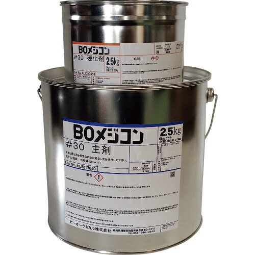 [エポキシ系貼り付ける剤２液印字機]【可とう性がありひび割れ取りつくろうに適しています！】日塗舎密学（株） 日塗舎密学 ＢＯメジコン＃３０ ５ｋｇ仕掛ける 200141 1Ｓ【200-8406】【代引不可商いもの】【お取り寄せ品】【別途交通費止むを得ずな利益ご申しつたえるいたします。】