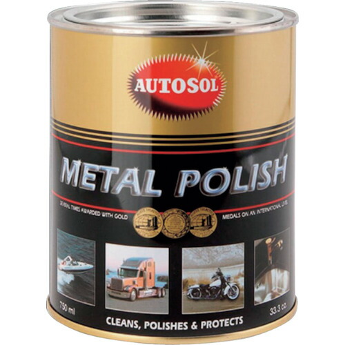 [艶出し剤]オートゾル社 ＡＵＴＯＳＯＬ 金属元素ポリッシュ（缶） ７５０竓 002 1缶【229-3601】