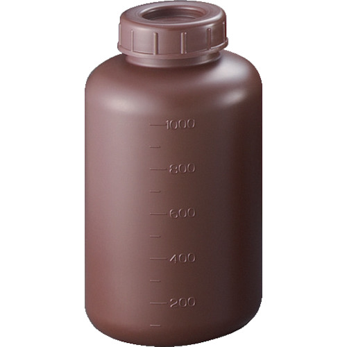 ★[瓶]（株）サンプラテック サンプラ ＰＥ広口遮光瓶 １Ｌ 02913C 1箱【354-0928】【代引不可商いもの】