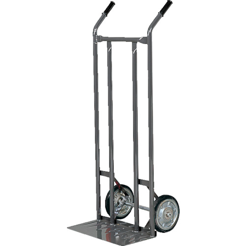 [二輪運搬車（スチール製）]【送料無料】ＴＲＵＳＣＯ スチールパイプ製二輪車 均等荷重２００ｋｇ Ｈ１２１０ すくい板２０５&times;４７０ 2011 1台【代引不可】【北海道･沖縄送料別途】【smtb-KD】【法人様方のみのお取扱いとなります】｜ものづくりのがんばり屋 17,471円