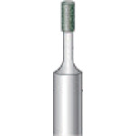 ■[軸付砥石]（株）ナカニシ ナカニシ レジンボンドダイヤバー 円筒型 φ１．５×３×軸φ３ ＃２３０ 15071 1本【829-2923】【代引不可商品】【メール便1個まで対象商品】