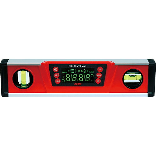 [デジタル気泡管水準器器]（株）マイゾックス ＭＹＺＯＸ デジレベル２５０＜ＤＧＬ－２５０＞ 222370 1個【195-4434】