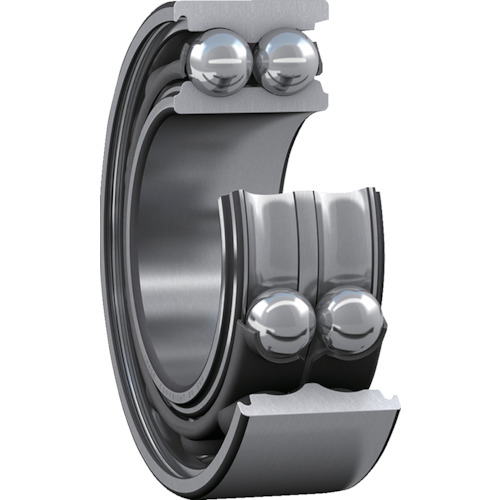 [アンギュラ玉軸受]日本エスケイエフ（株） ＳＫＦ 複列アンギュラ玉軸受 接触角３０° 内径４５ｍｍＸ外径１００ｍｍＸ幅３９．７ｍｍ ATN9 1個【390-4129】