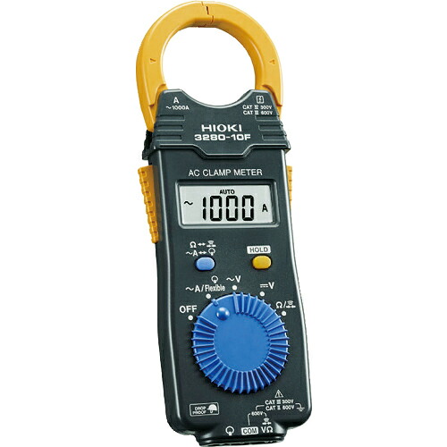 [デジタルクランプメーター（遣り取り電流価値付ける用）]日置電機（株） ＨＩＯＫＩ ＡＣクランプメータ  ３２８０－１０Ｆ 3280-10F 1台【818-9997】