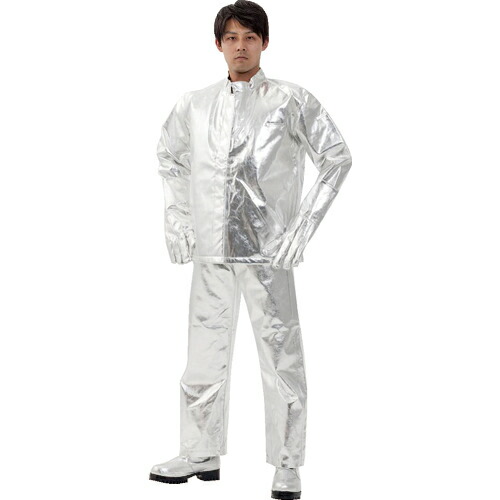 [耐熱ジャケット]【送料無料】日本エンコン（株） ＥＮＣＯＮ 全アルミ耐熱服 上衣 5010-2L 1着【819-2920】【代引不可商品】【北海道・沖縄送料別途】【smtb-KD】