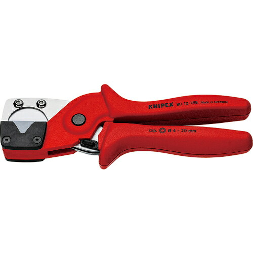 ■[パイプカッター]ＫＮＩＰＥＸ社 ＫＮＩＰＥＸ 多層管・空圧式ホース用パイプカッター 9010-185 1丁【207-4963】【代引不可商品】【メール便1個まで対象商品】