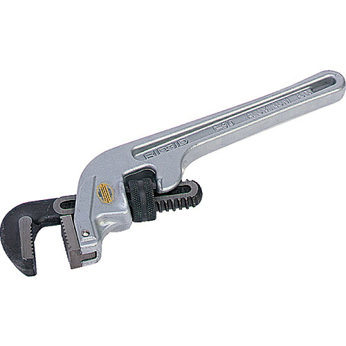 [パイプレンチ（アルミ製）]【送料無料】 ＲＩＤＧＩＤ アルミエンドパイプレンチ ４５０ｍｍ 1丁【211-7886】【北海道・沖縄送料別途】【smtb-KD】｜ものづくりのがんばり屋
