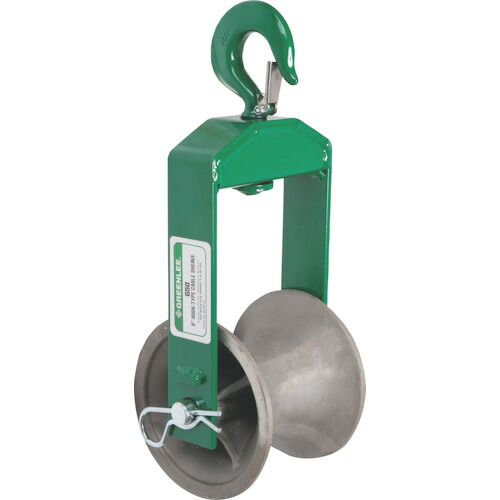 [有線テレビプーリー]【貨物輸送無料】Ｒｉｄｇｅ Ｔｏｏｌ Ｃｏｍｐａｎｙ ＧＲＥＥＮＬＥＥ 引っかかり印字機有線テレビプーリー６in 650 1台【257-4077】【北海道・沖縄貨物輸送別途】【smtb-KD】