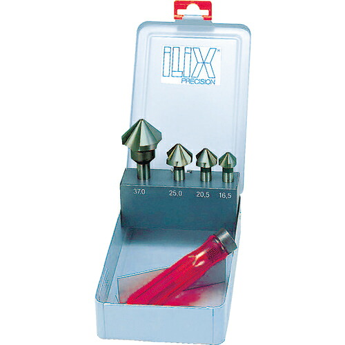 [カウンターシンク]【送料無料】イリックス ＩＬＩＸ　カウンターシンクセット４本組　6277-LSDC 1S（4本入）【330-5872】【北海道・沖縄送料別途】【smtb-KD】