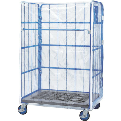 [カゴ車（鋼製）]【送料無料】【法人様のみお取り扱い商品】（株）ワコーパレット ワコーパレット カーゴプレスタ防塵カバー 1枚【467-7218】【代引不可商品・メーカー直送】【北海道･沖縄送料別途】【smtb-KD】