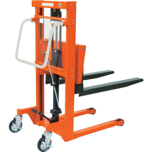 [フォーク式リフター（足踏み油圧式）]ＴＲＵＳＣＯ コゾウリフター ５００ｋｇ フォーク式 Ｈ８２－１５００ BEA-H500-15 1台【別途運賃必要なためご連絡いたします。】【法人様方のみのお取扱いとなります】