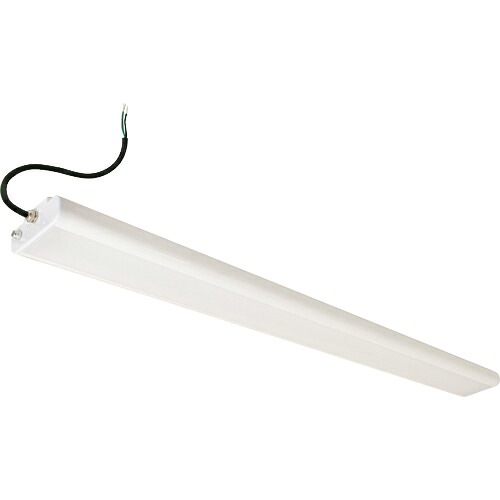 ★[天井照明器具（ＬＥＤ）]日動工業（株） ＮＩＣＨＩＤＯ ＬＥＤベースライト５０Ｗ ４０形 ２灯相当 防雨型ベース ７２１０Ｌｍ 屋外型 1台【162-3638】【代引不可商品】