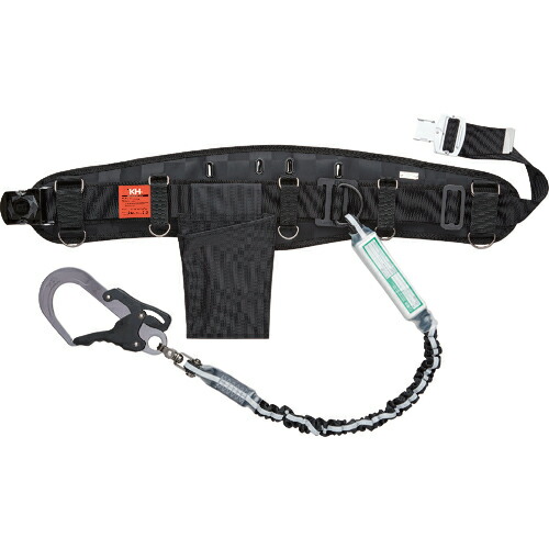 [胴ベルト型墜落制止用器具（伸縮タイプ）]【送料無料】（株）基陽 ＫＨ 補助帯付き 胴ベルト型 ＲＹ５２５０＋Ｓ１ＪＤＷＳ－１７＋４７６３３Ｆ BROKMJDWS 1本【167-5590】【北海道・沖縄送料別途】【smtb-KD】