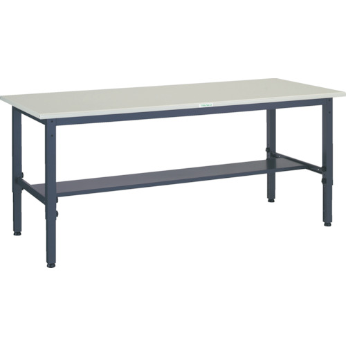 [高さ調節式作業台（ＡＷＭ型２５０ｋｇタイプ）]【送込】ＴＲＵＳＣＯ 軽荷重作業台高さ調節式（２５０ｋｇ）ＡＷＭ型１８００Ｘ９００ＸＨ７００～９１０ 基本タイプ ダークグレー色 1台【代引不可】【北海道沖縄送別】【smtb-KD】【法人様のみのお取扱い】｜ものづくりのがんばり屋