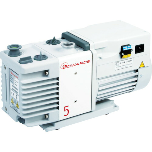 ★[真空ポンプ（油回転式）]エドワーズ（株） Ｅｄｗａｒｄｓ ロータリーポンプＲＶ３ 単相１００・２００Ｖ 出荷時２００Ｖ設定 A65201904 1台【419-4837】【代引不可商品】