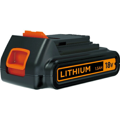 [電動工具用電池パック・充電器] 【18Vバッテリーです！】スタンレーブラック・アンド・デッカー社 Ｂ＋Ｄ 充電インパクトドライバー用電池パック １８Ｖリチウムイオンバッテリー １５Ａｈ BL1518N-JP 1個【493-4351】