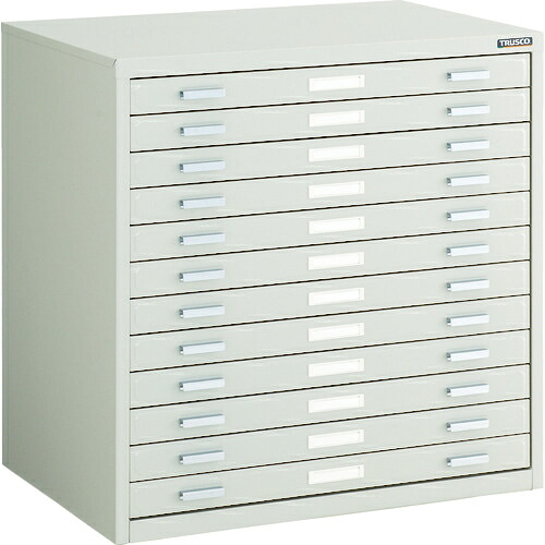 [マップケース]【送料無料】トラスコ中山（株）　ＴＲＵＳＣＯ　マップケース　スチール　Ａ２Ｘ１２段　６９６Ｘ４８０ＸＨ７００　A2-1W12　1台【代引不可商品・メーカー直送】【法人様方のみのお取扱いとなります】【北海道・沖縄送料別途】【smtb-KD】｜ものづくりのがんばり屋